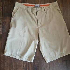 Falls Creek Men's 34 Khaki Performance Shorts